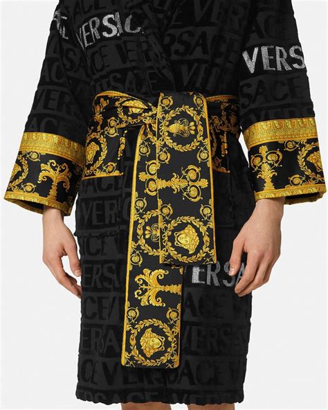 bade mantil versace|Bademäntel Unisex .